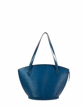 Louis Vuitton Blue Epi Leather Tote Bag